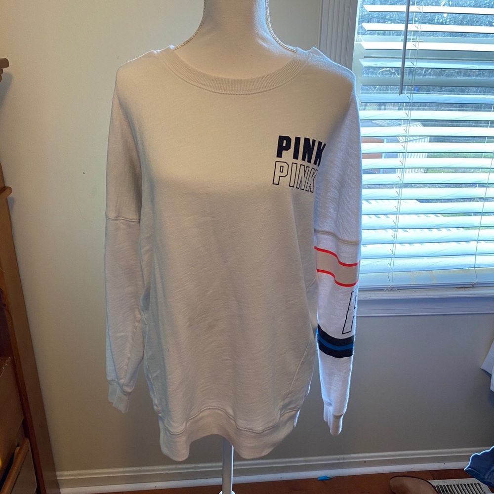 White Pink long sleeve top